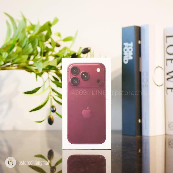 iPhone 18 Pro 256GB - สี Burgundy มือ1 P Store Chiang Mai